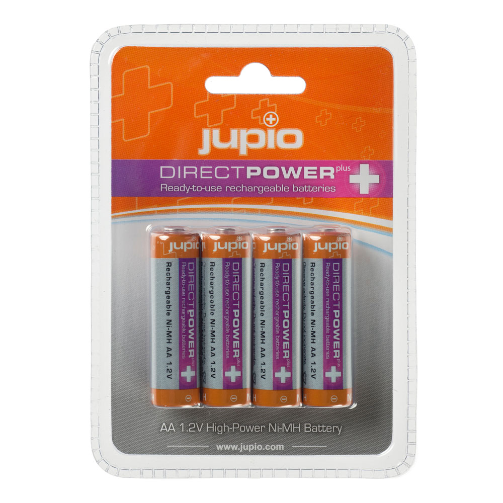 Rechargeable Batteries AA 2500 mAh 4 pcs DIRECT POWER PLUS