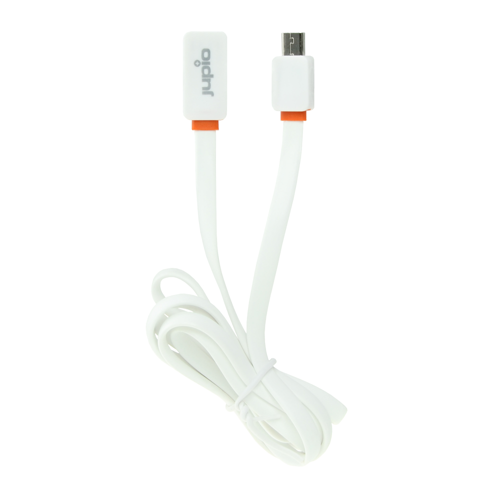 Jupio Flat Cable Micro USB to USB WHITE 1M