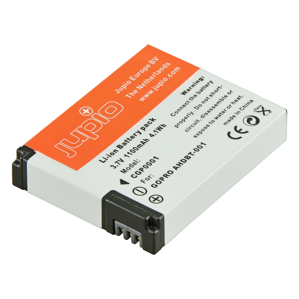 GoPro AHDBT-001, AHDBT-002 (HD Hero / HD Hero 2 / HD Hero 960) 1100 mAh